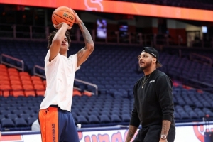 基扬·安东尼:父亲几乎每场都会打飞的来雪城 陪我进行赛前训练