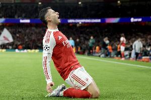 马丁内利:我加盟阿森纳已经六年半,能够出战这种比赛意义重大