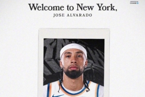 尼克斯欢迎阿尔瓦拉多：六哥欢迎来到纽约 来了就是自己人