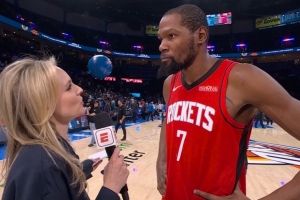 KD：小贾/伊森/谢泼德掌控了比赛 申京下半场让雷霆付出了代价